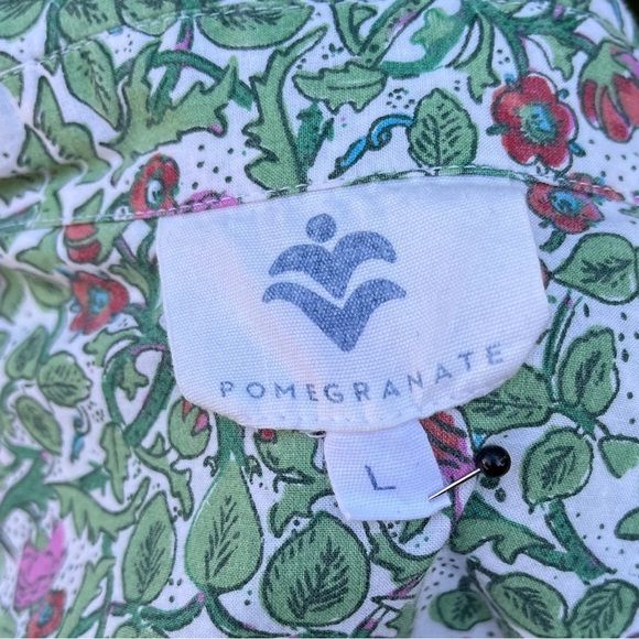 Pomegranate long-sleeve button-down shirt - size L - Picture 4 of 4